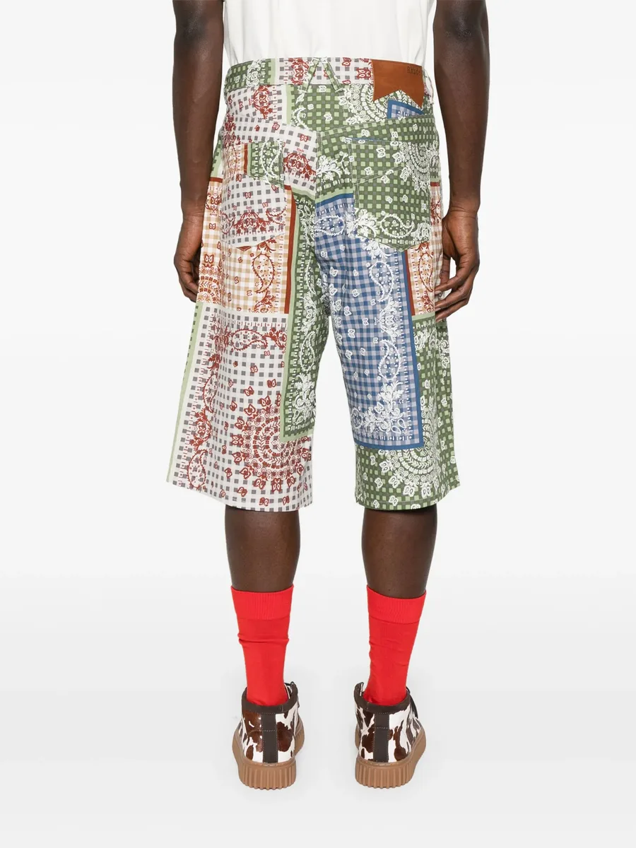 bandana traxedo shorts 7