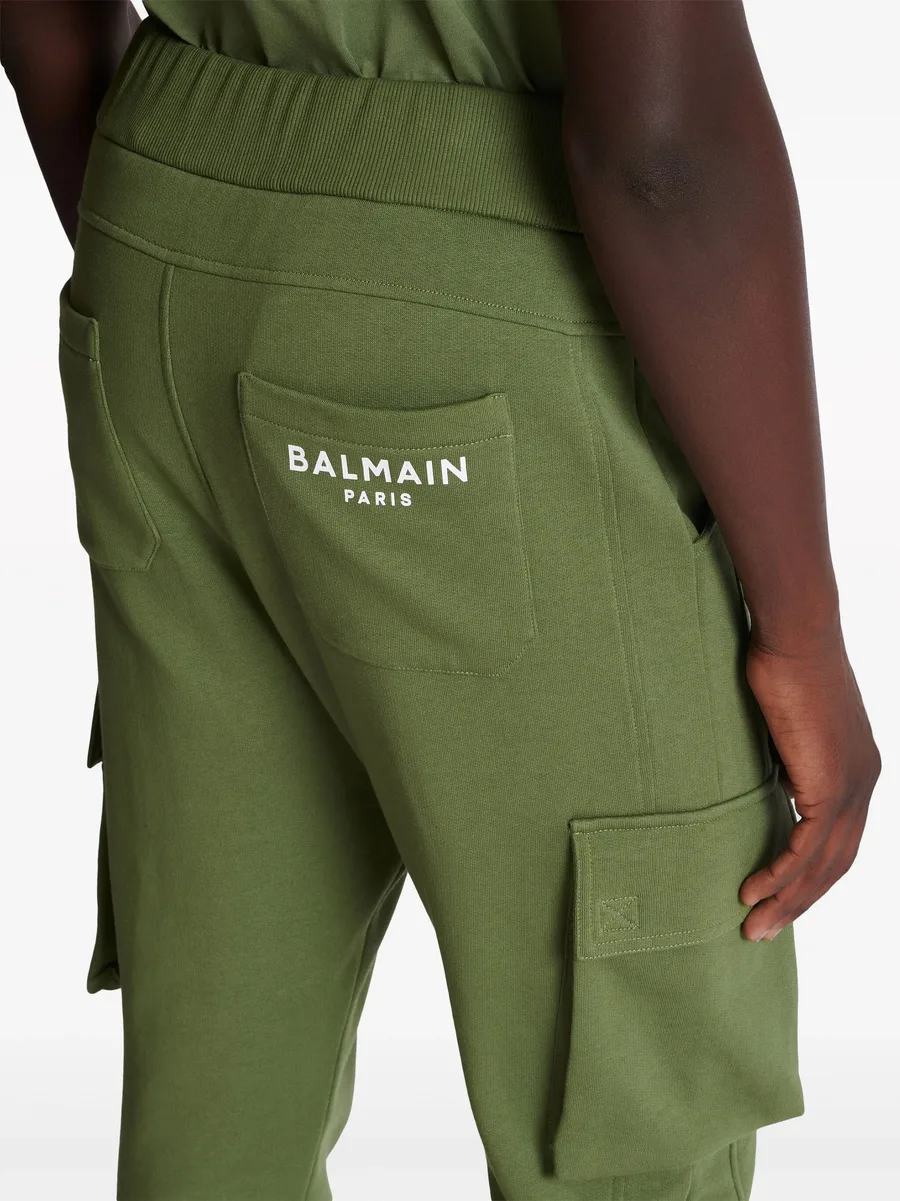 logo-print cargo track pants 14