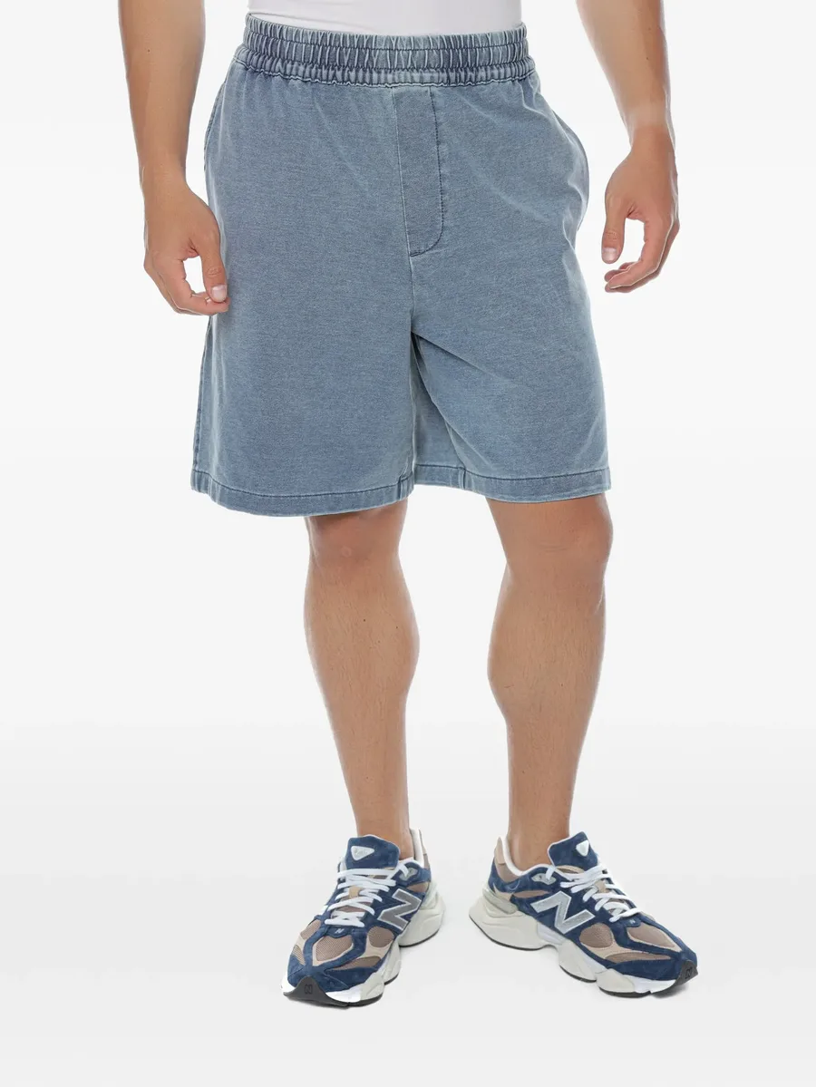 elasticated-waistband shorts 1
