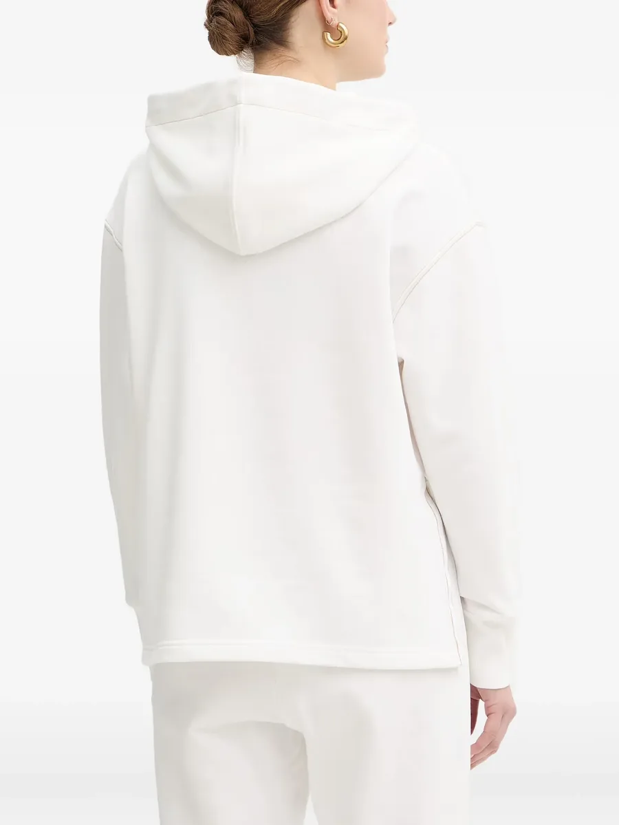Bravata drawstring embroidered hoodie 3