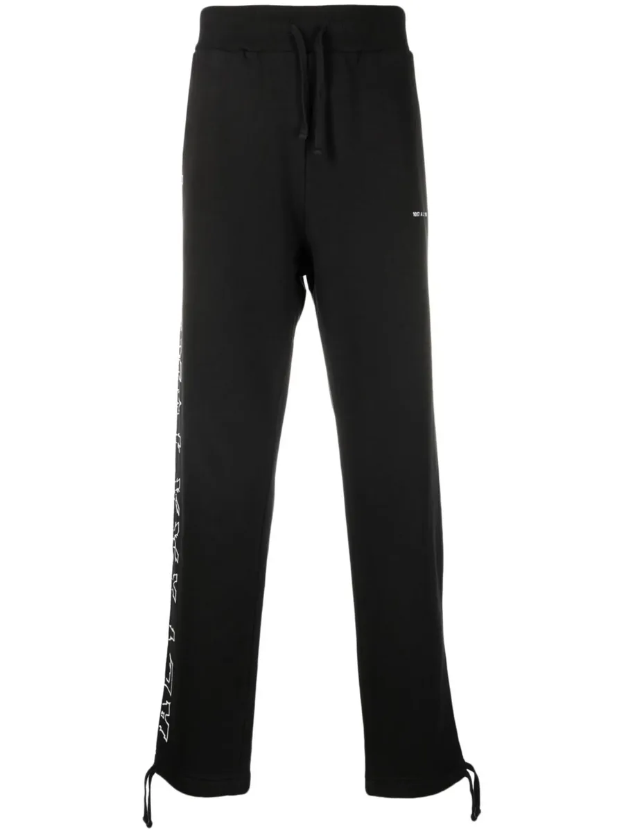 logo-print cotton track pants 1