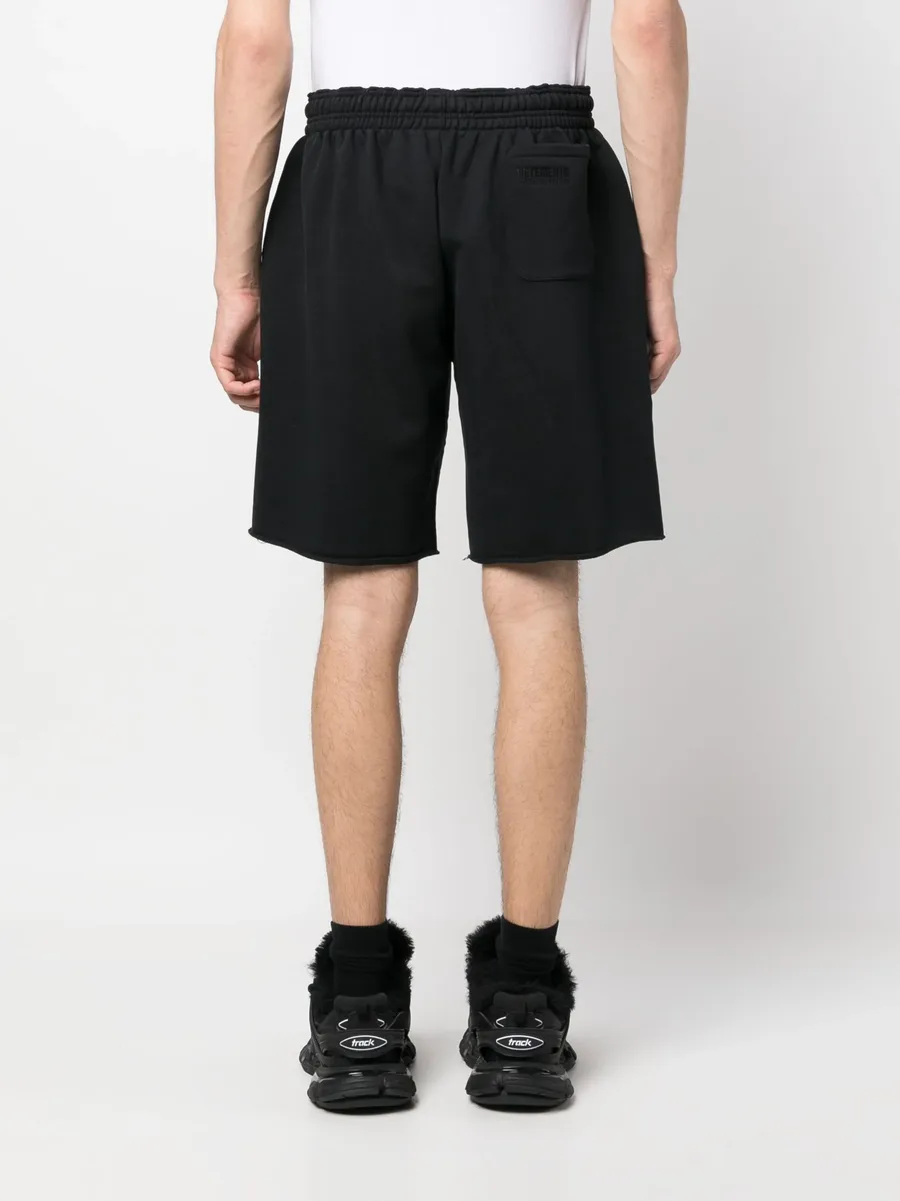 logo-print knee-length shorts 9