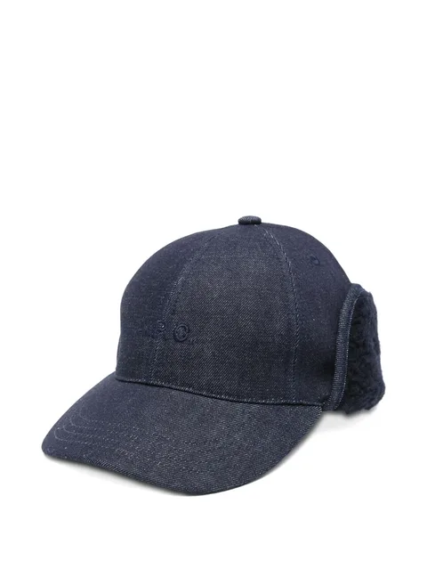 ear-flap denim cap
