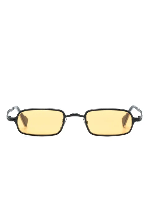Z18 rectangle-frame tinted sunglasses