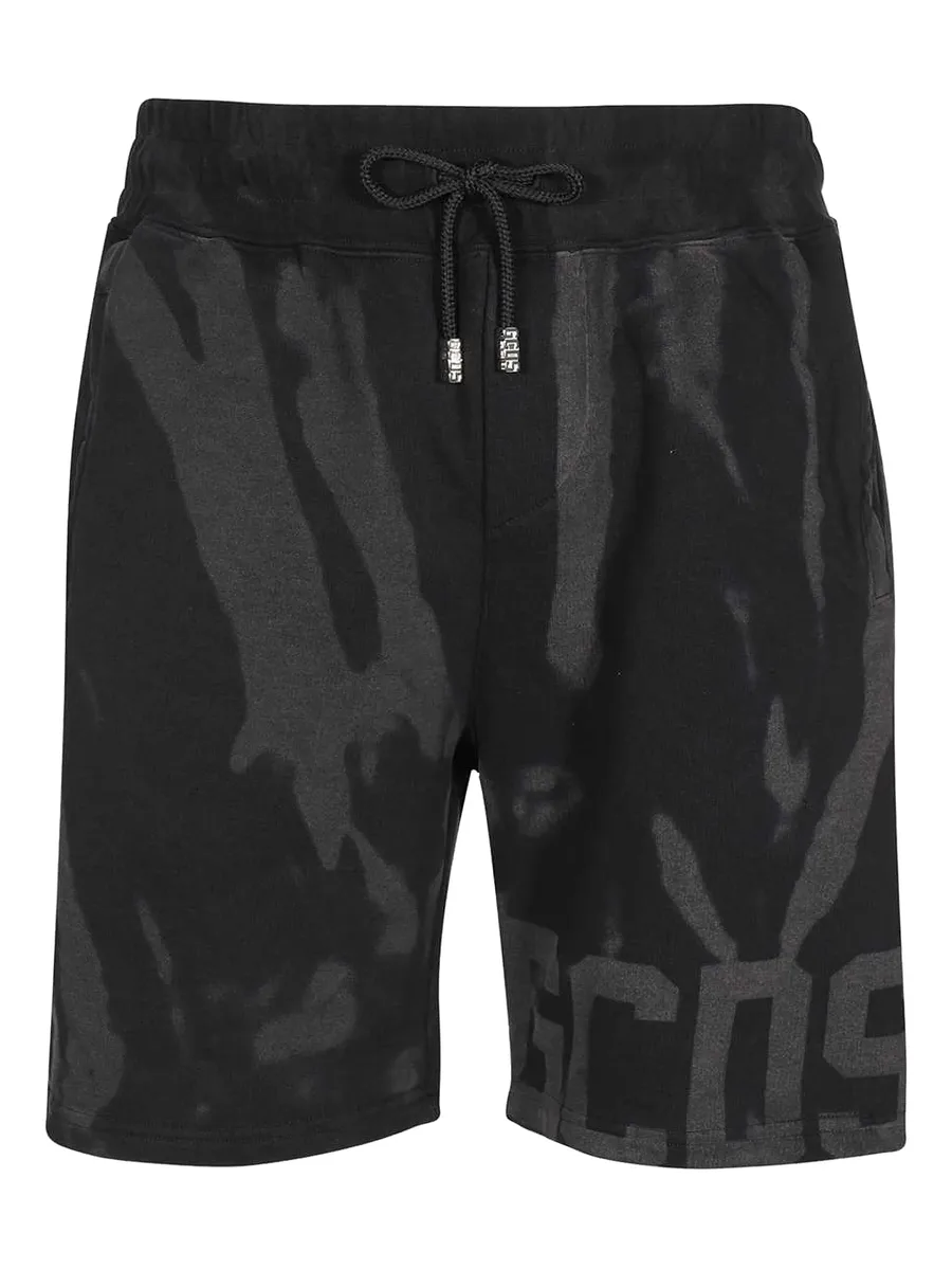 logo-print track shorts 1