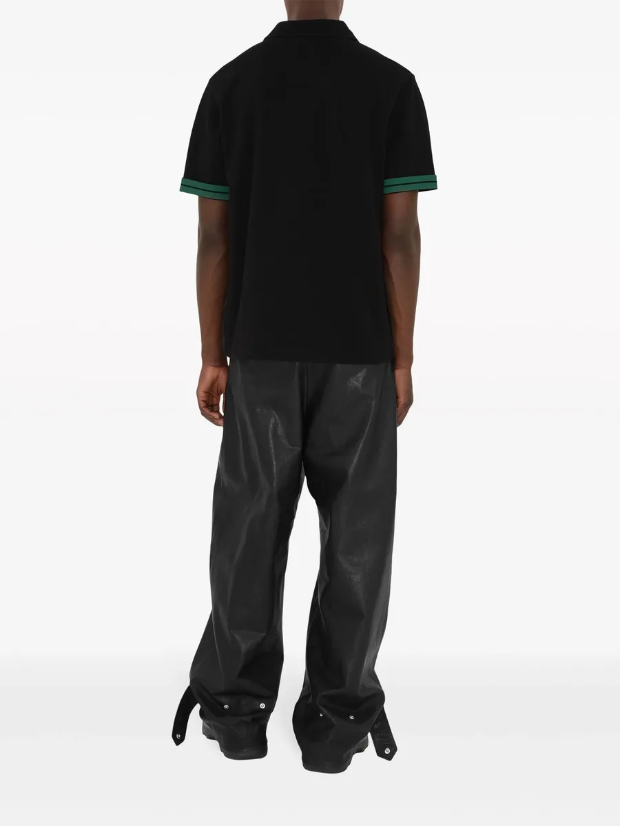 striped-cuffs polo shirt 8