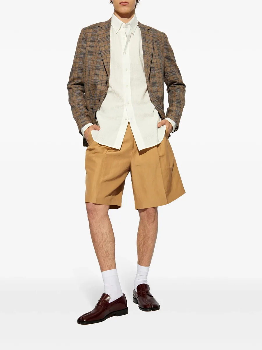 knee-length tailored shorts 4