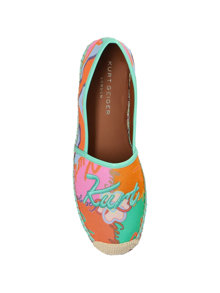 Kurt Cleated printed espadrille 8