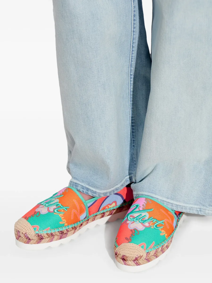 Kurt Cleated printed espadrille 9