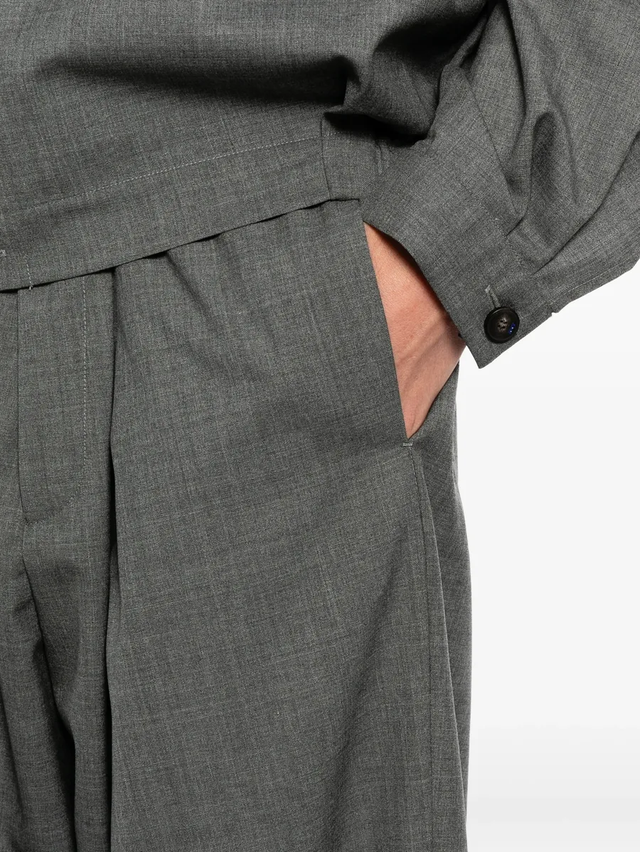 rear elasticated waistband trousers 9