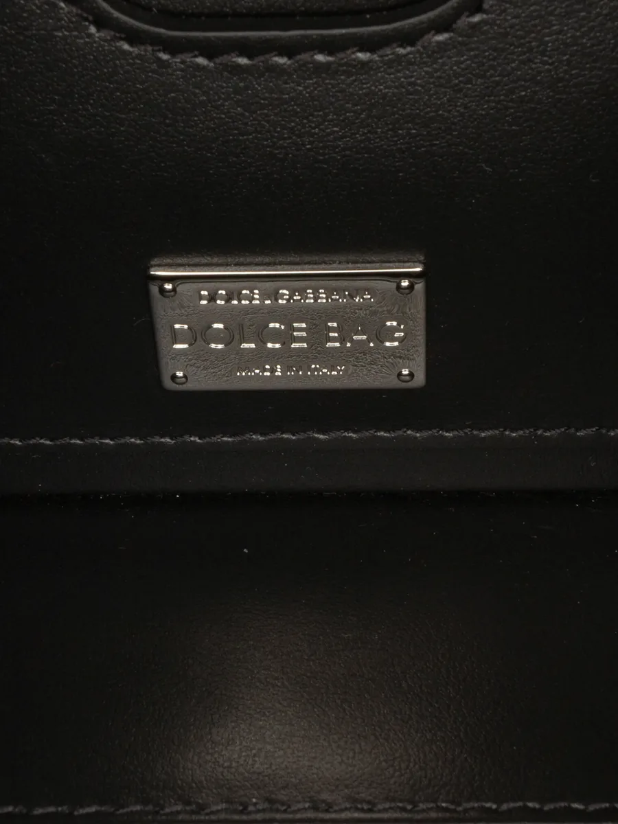 сумка на плечо Dolce Box Bag со стразами (2010-2025 годы) 12