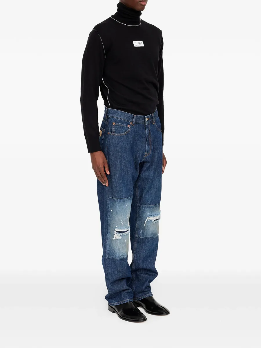 straight-leg jeans 7