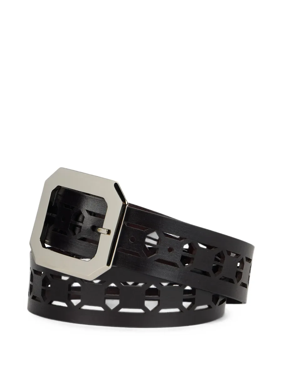 perforated leather belt 2