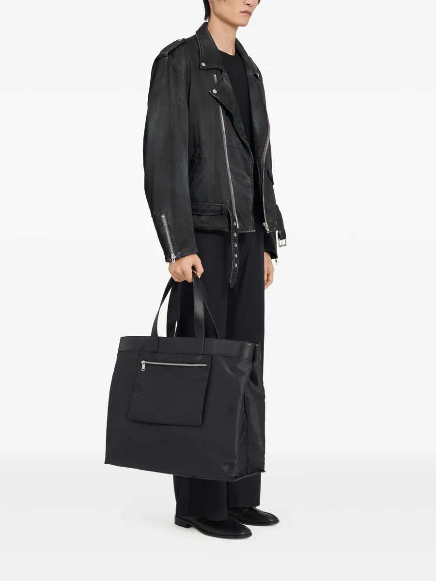 asymmetrical-zip biker jacket 5