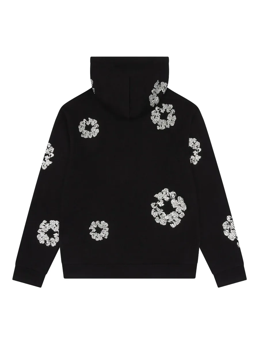 худи Swarovski Wreath Black на молнии 3