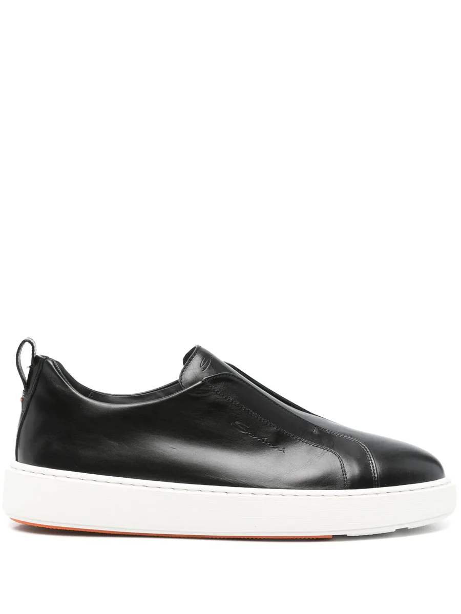 slip-on leather sneakers 1