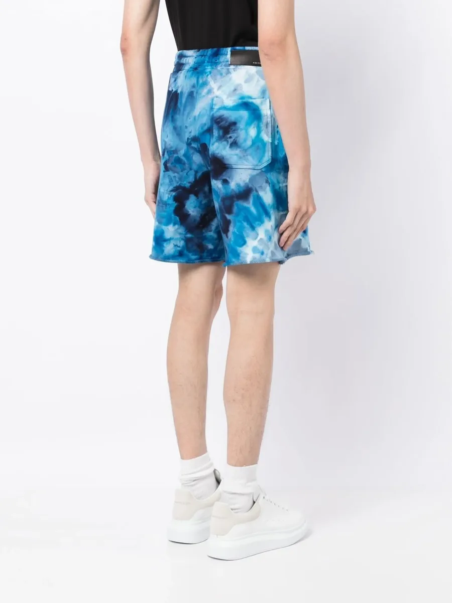 tie-dye cotton shorts 7