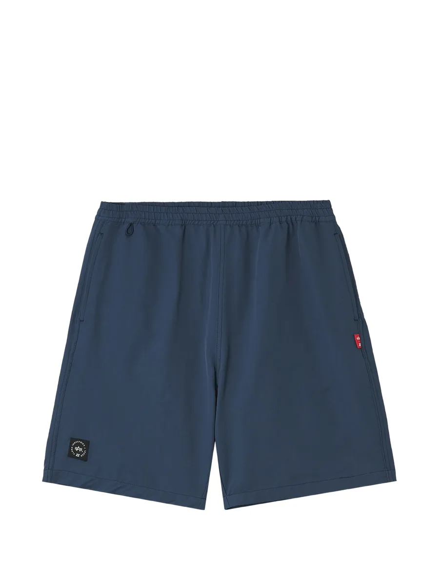 logo-patch elasticated-waist shorts 2