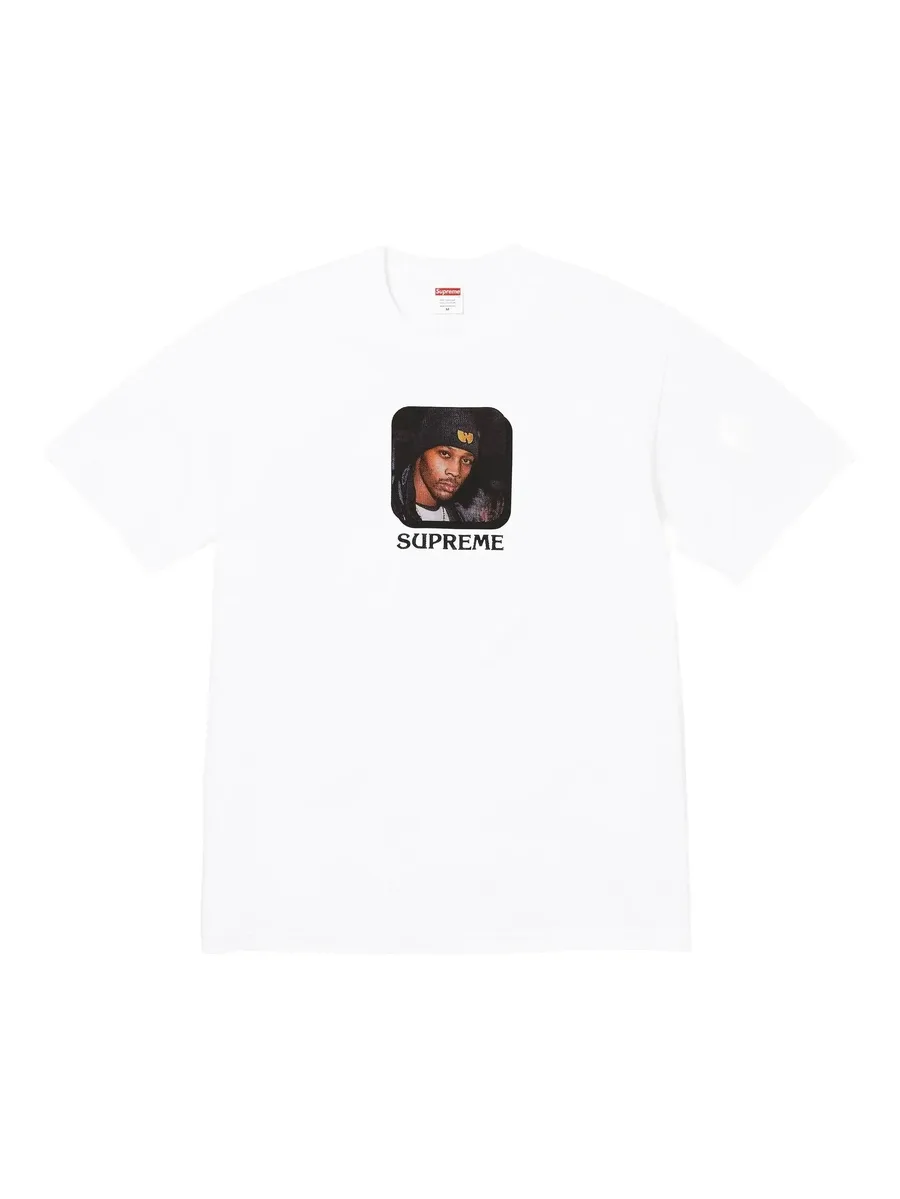 portrait-print T-shirt 1