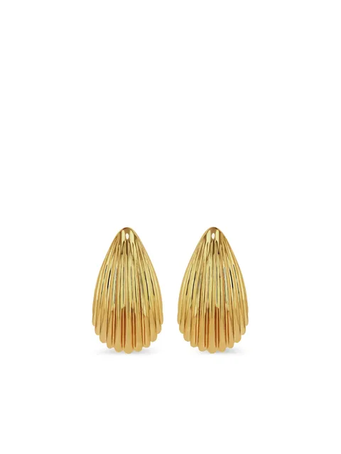серьги Ribbed Drop