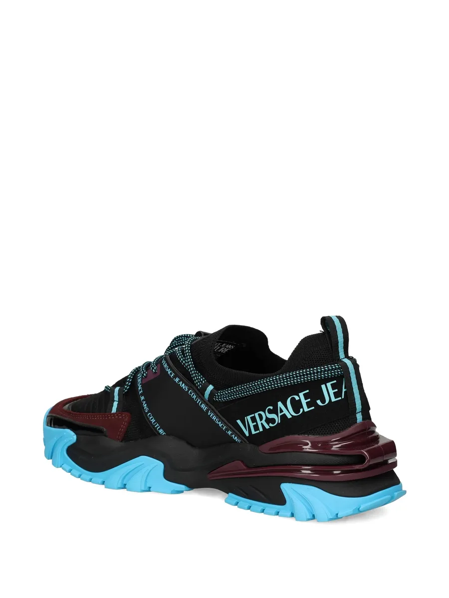 lace-up panelled sneakers 7
