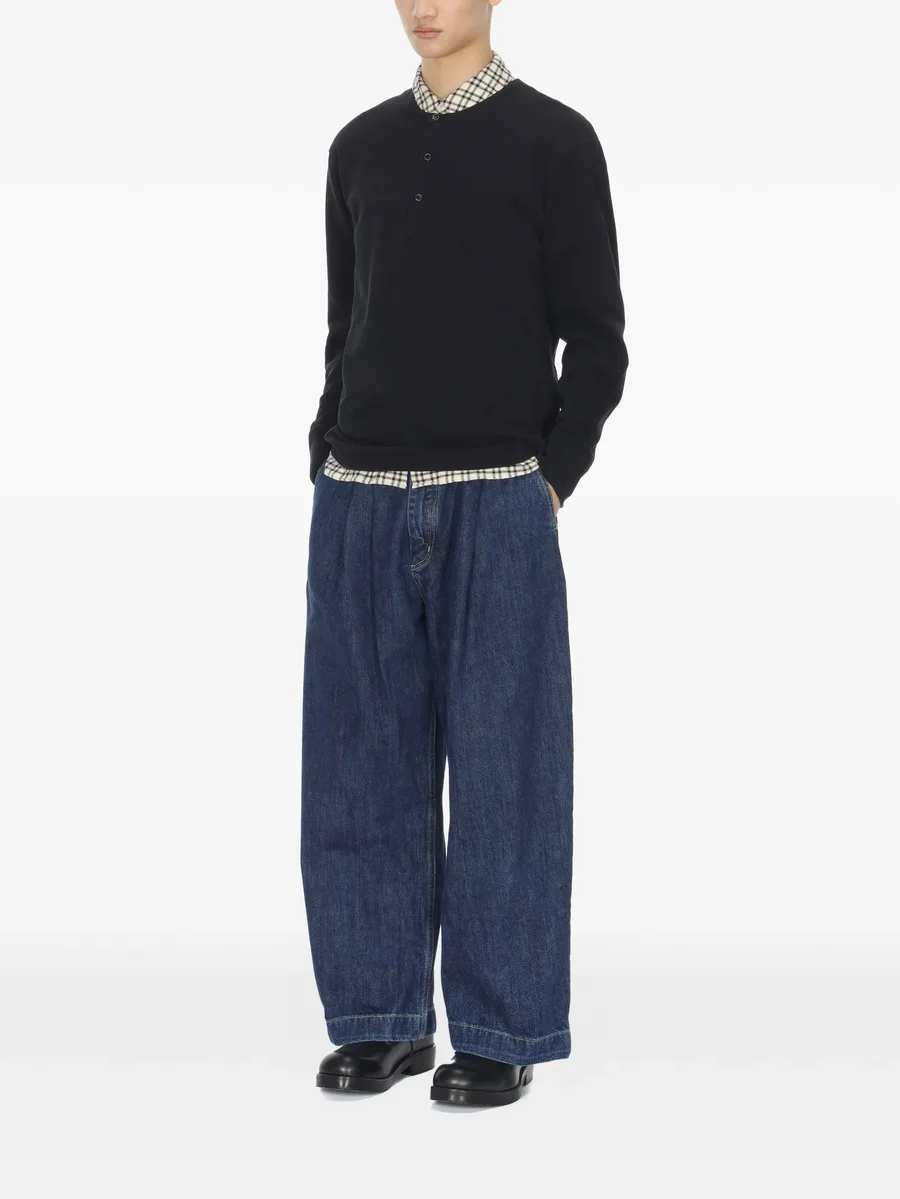 футболка Henley с длинными рукавами 6