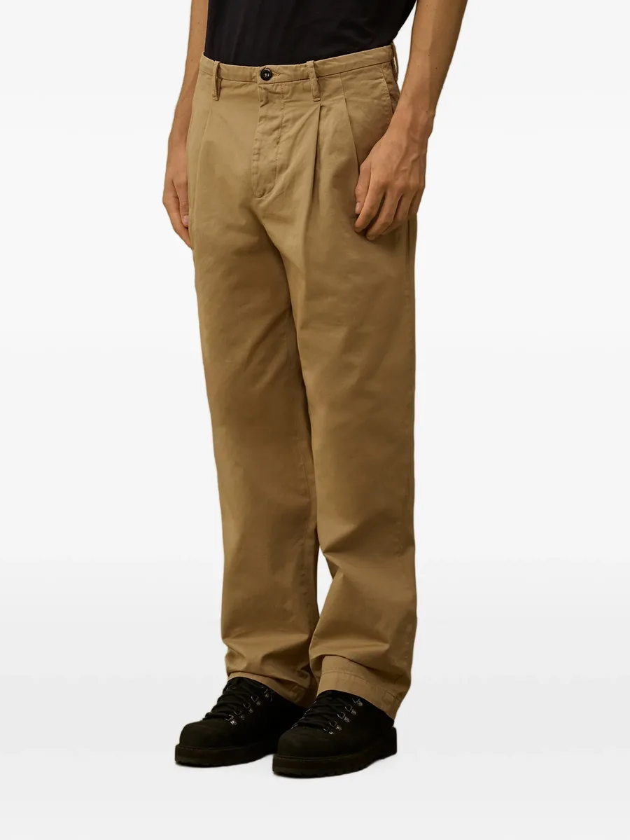 плиссированные брюки прямого кроя 2