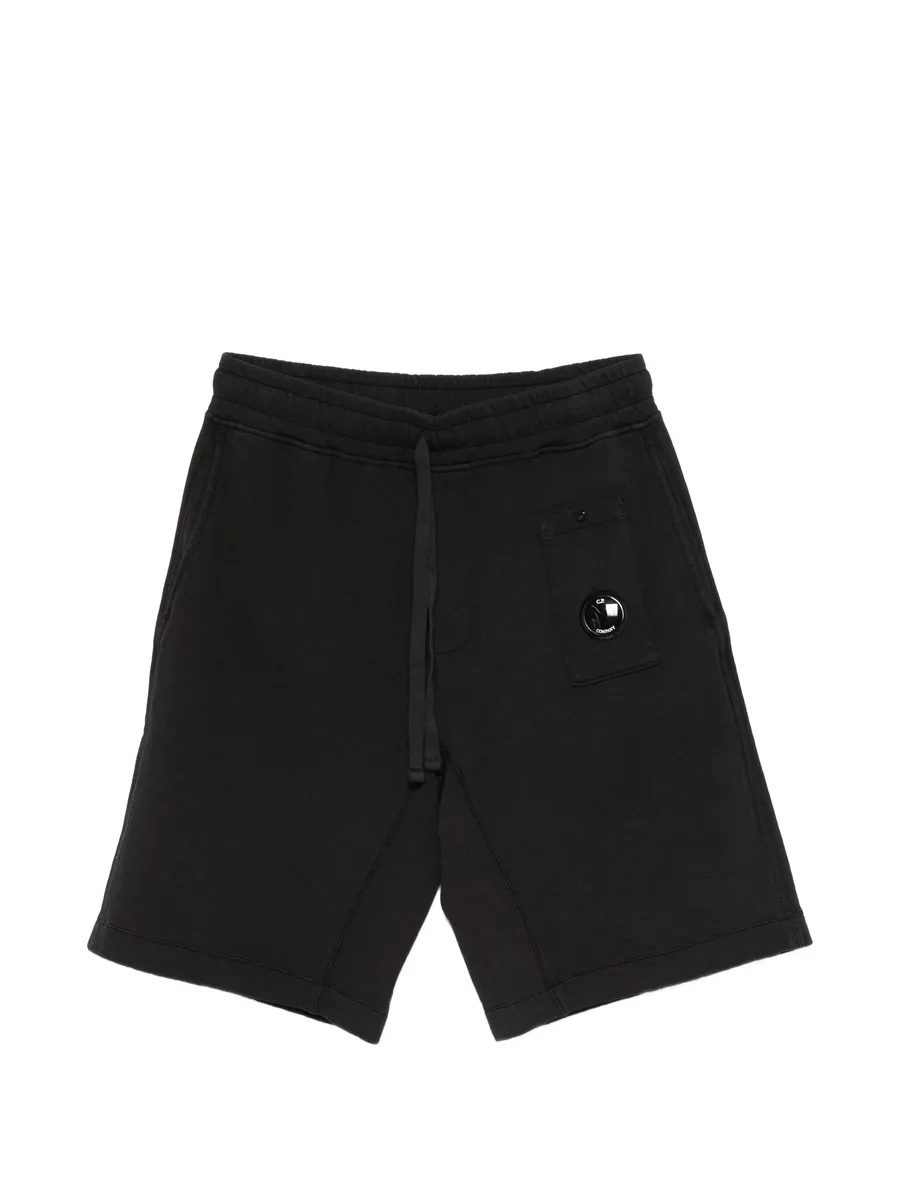 fleece drawstring-waist shorts 1