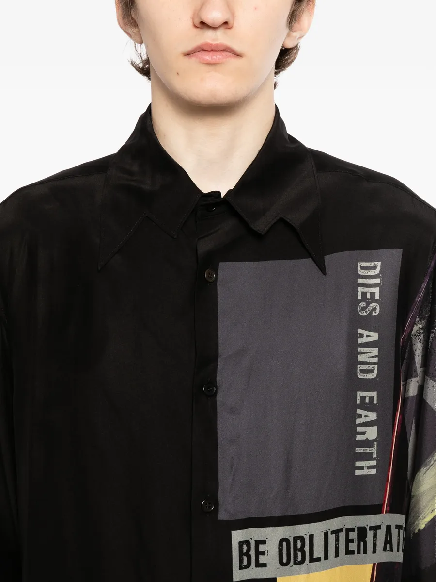 graphic-print shirt 9