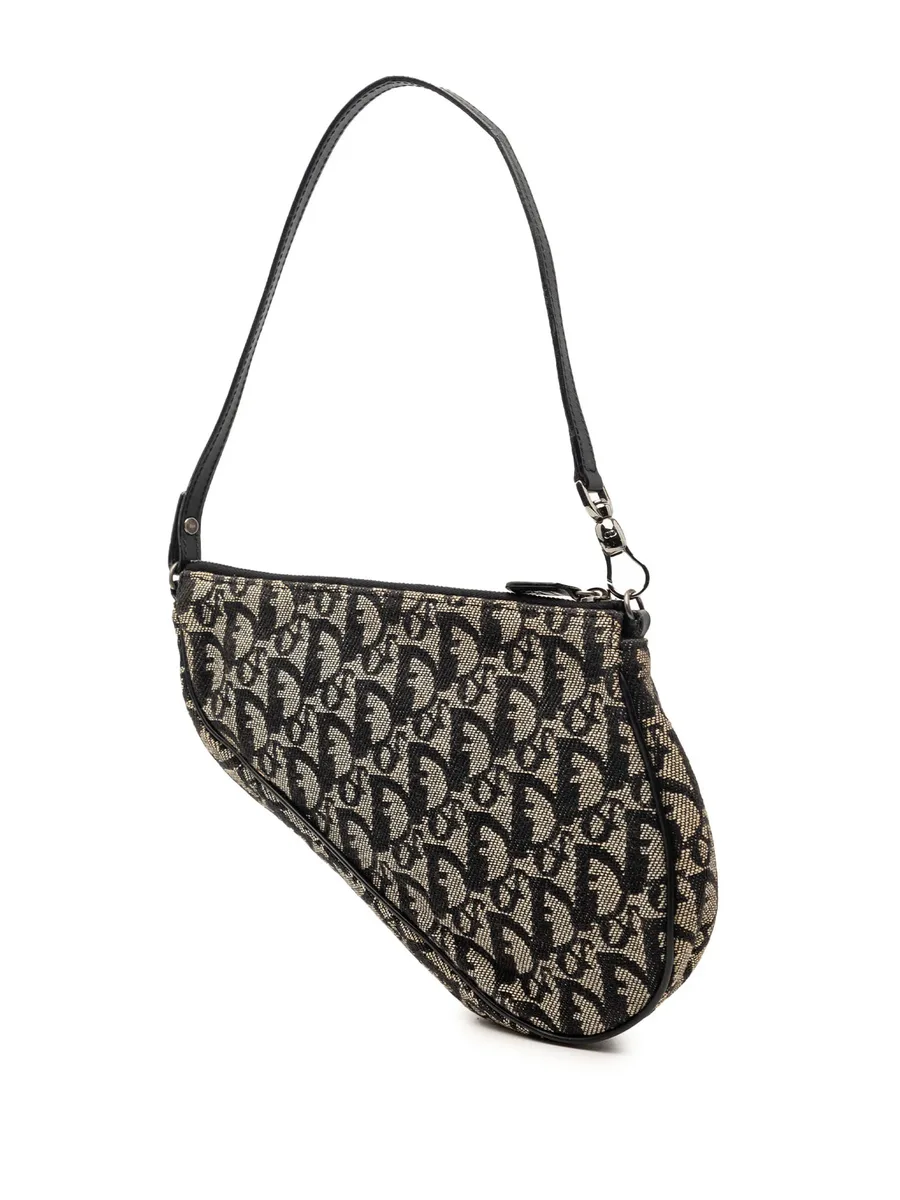 сумка на плечо Mini Diorissimo Canvas Saddle Pochette (2002 год) 5