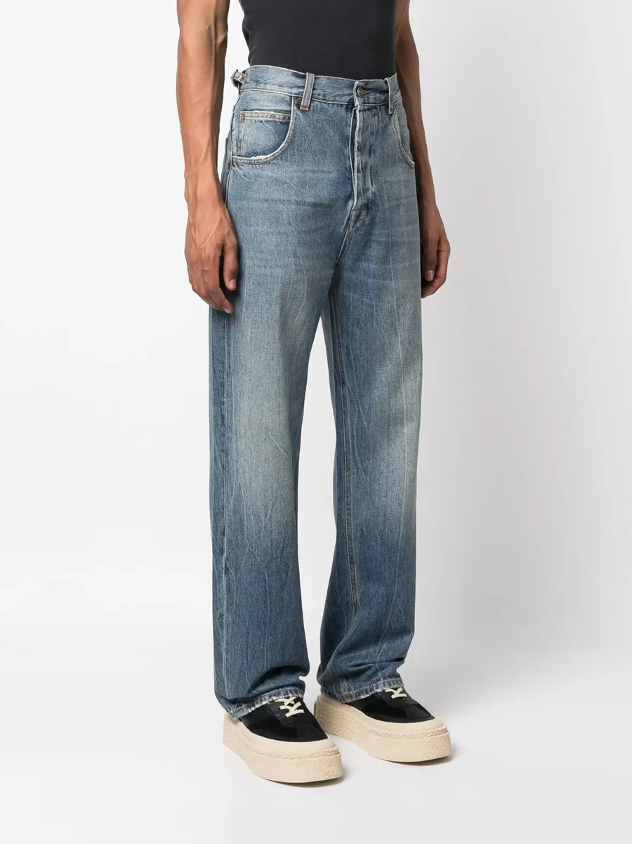 straight-leg cotton jeans 5