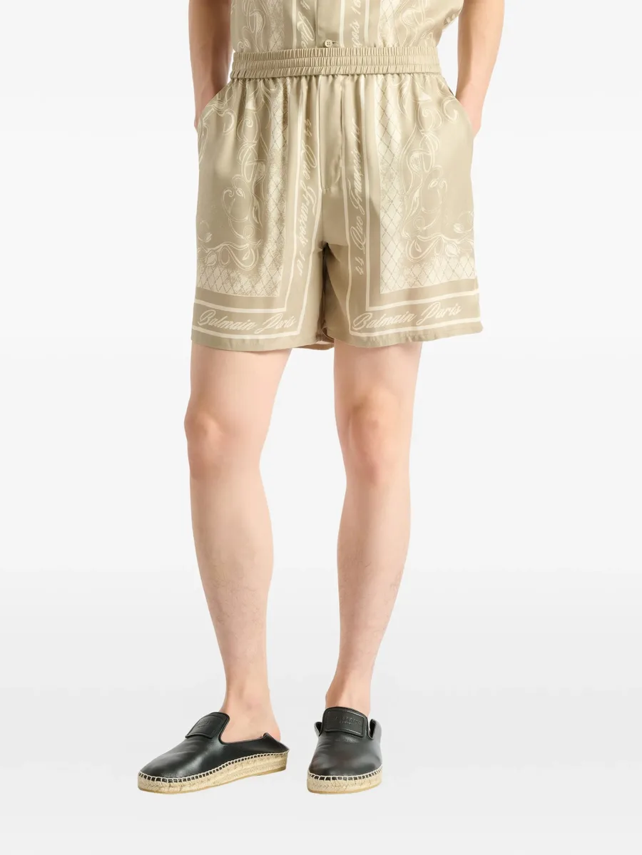 пижамные шорты с принтом 5