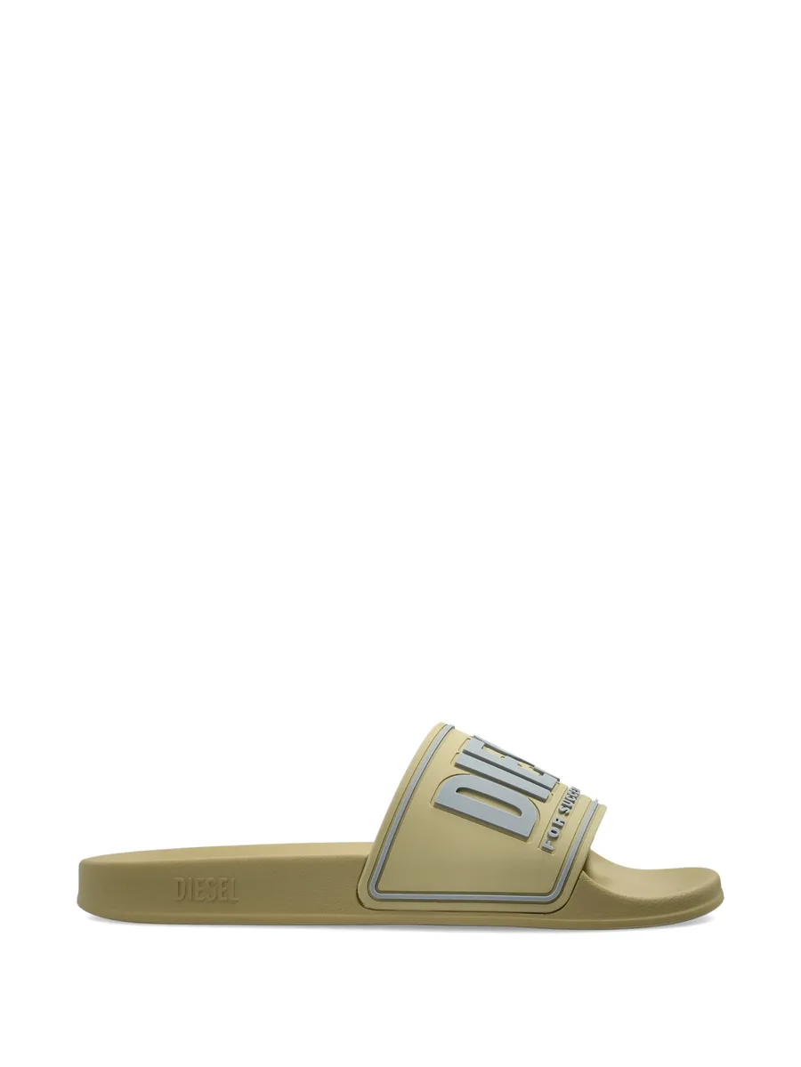 шлепанцы Sa-Mayemi с тисненым логотипом 1