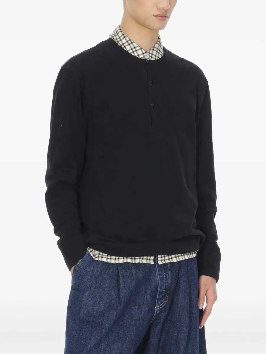 футболка Henley с длинными рукавами 10