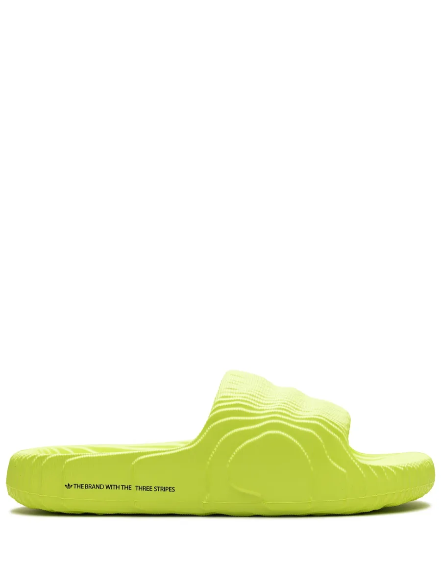 шлепанцы Adilette 22 Solar Yellow 2