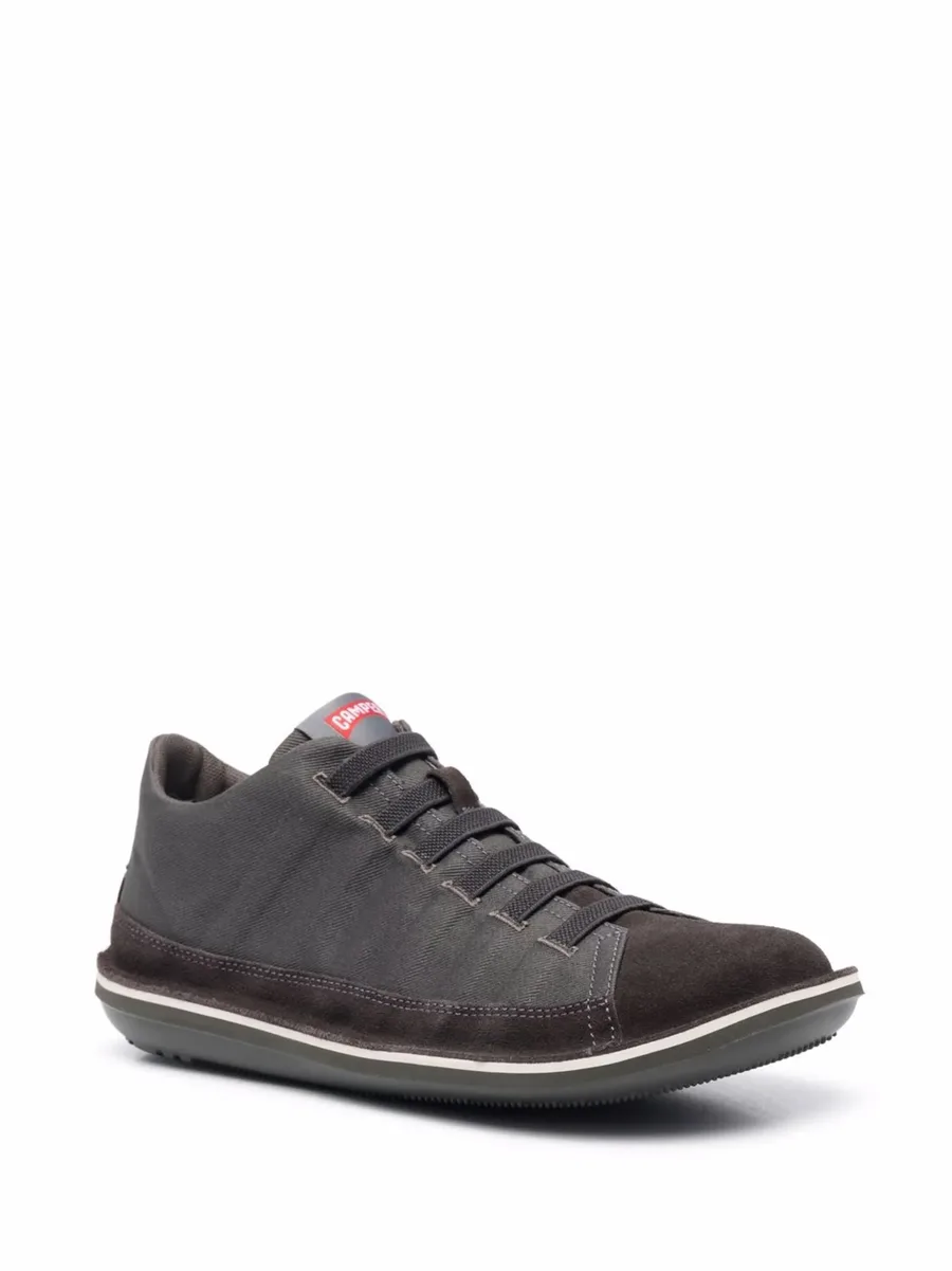 low-top lace-up trainers 3