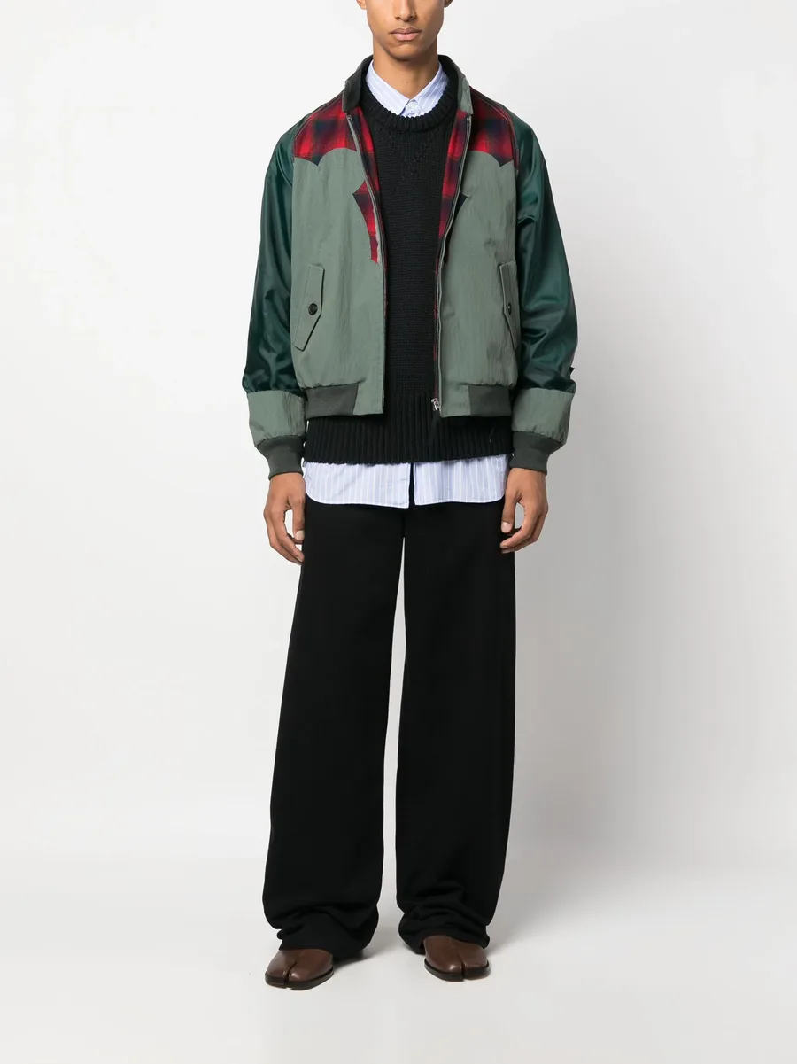 x Pendleton yoke-detail bomber jacket 3