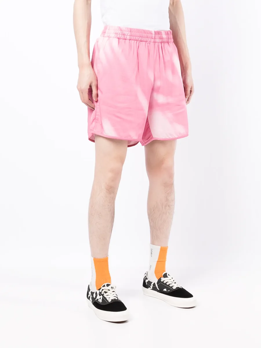 washed-print elasticated shorts 5