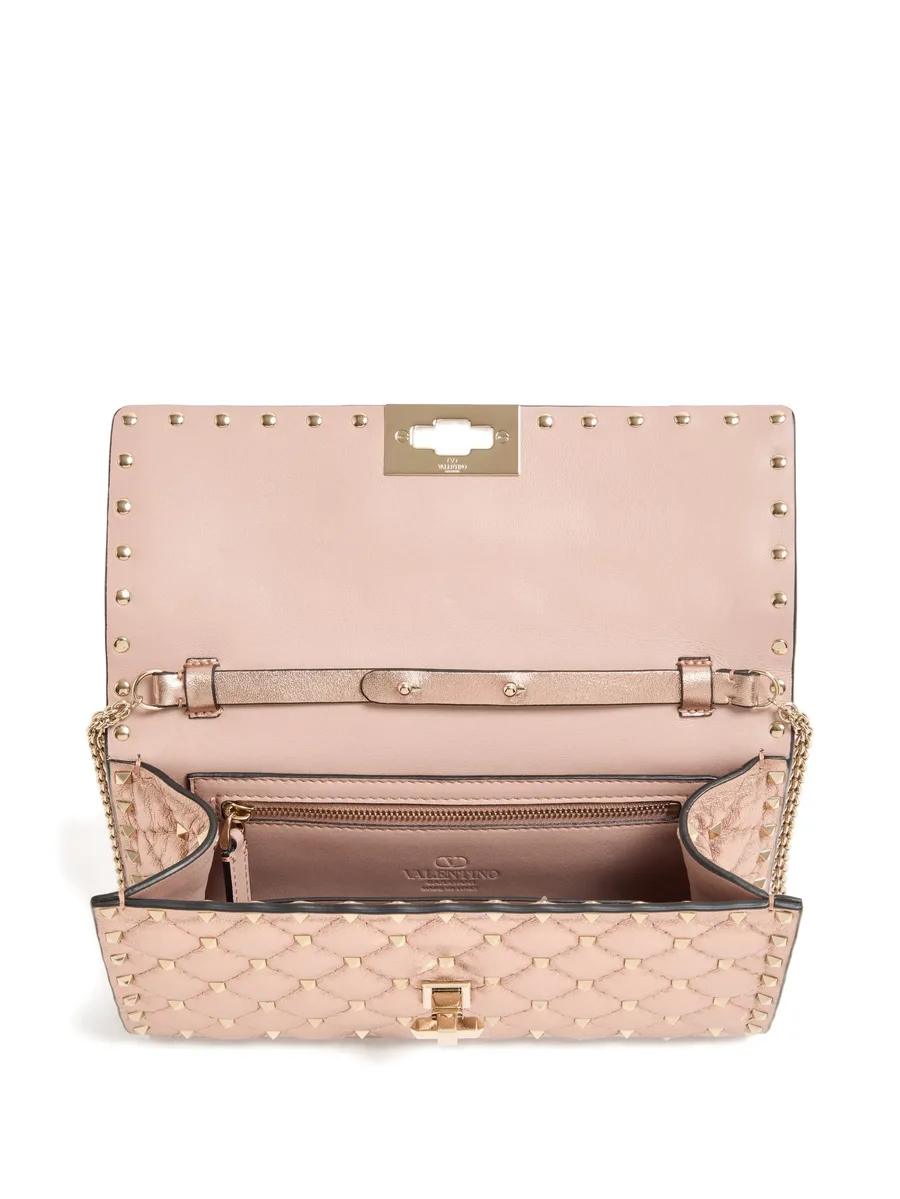 стеганый клатч Rockstud Spike 9