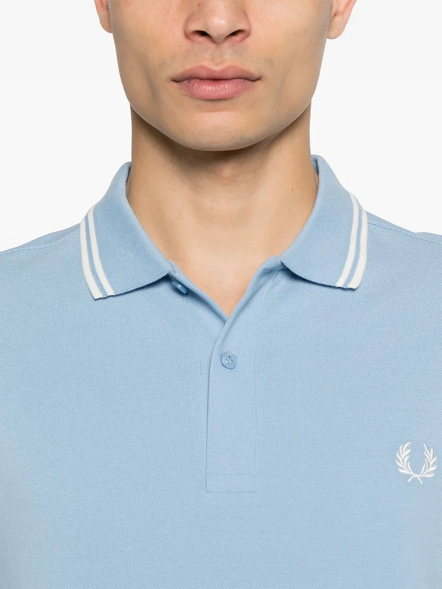 рубашка поло с отделкой в полоску из коллаборации с Fred Perry 8