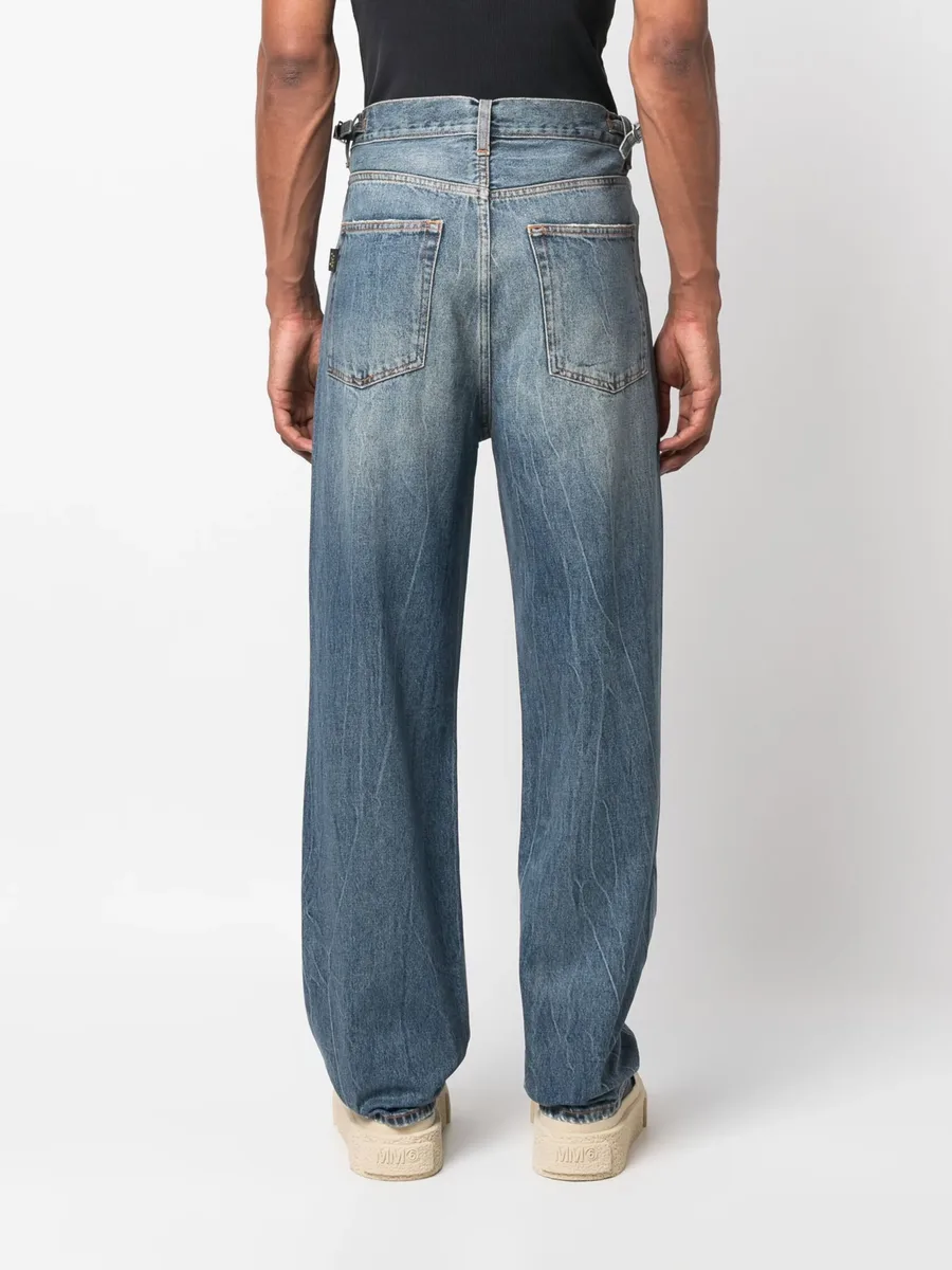 straight-leg cotton jeans 7