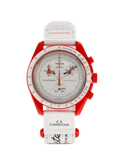 наручные часы Mission To Mars 42 мм из коллаборации с Swatch