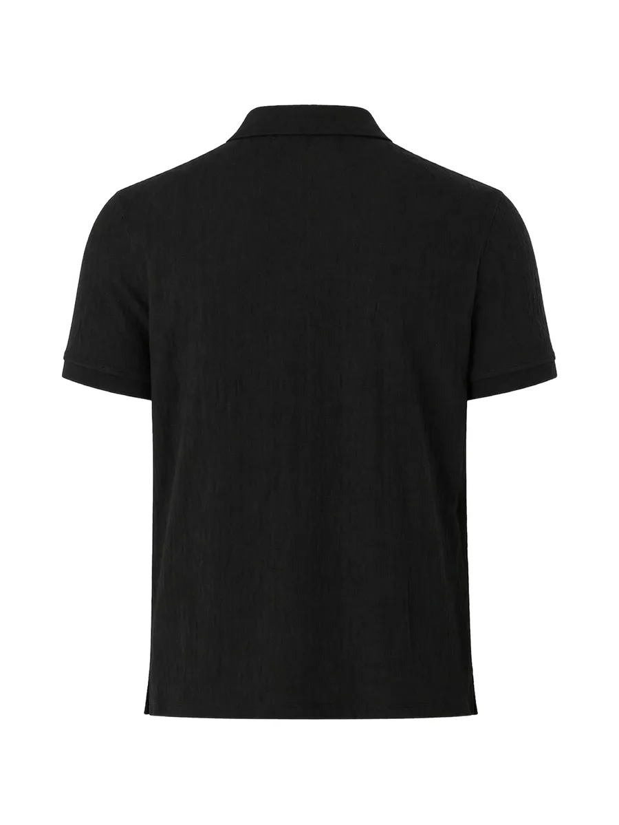 short-sleeve logo-patch polo shirt 3