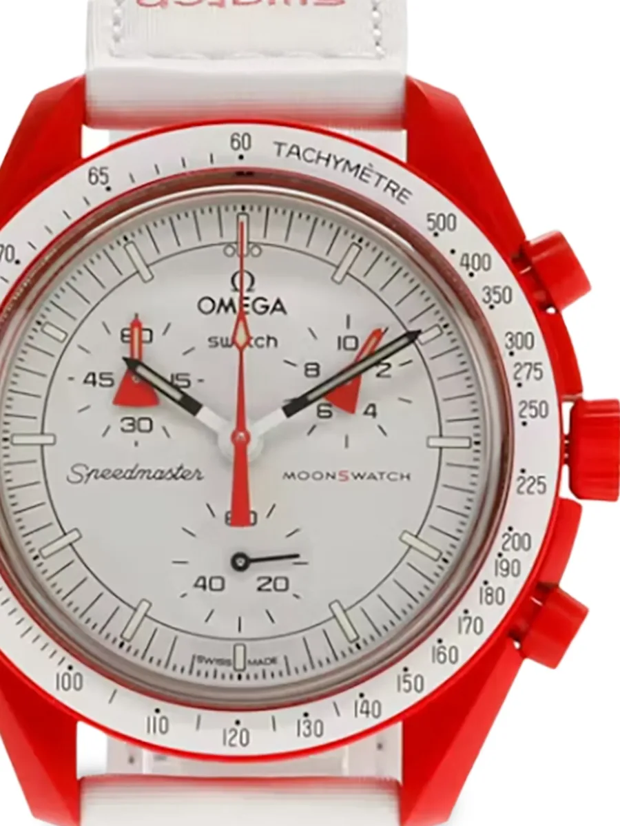 наручные часы Mission To Mars 42 мм из коллаборации с Swatch 4