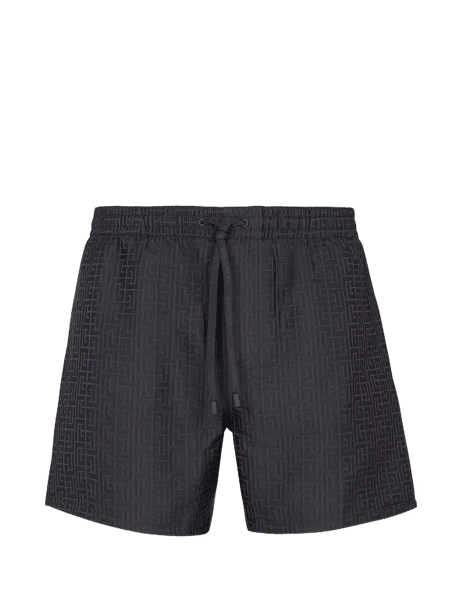 PB Labyrinthe monogram swim shorts 1