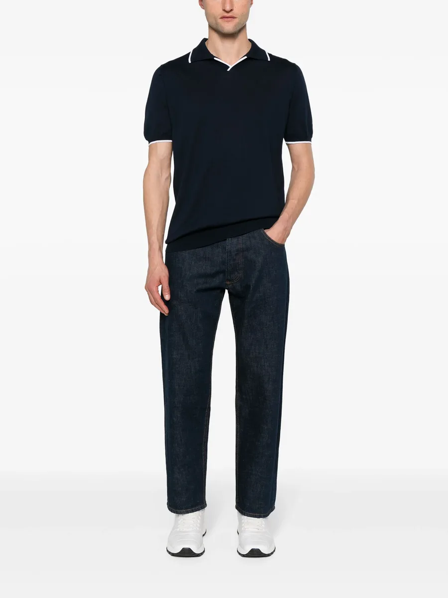 knitted cotton polo shirt 4
