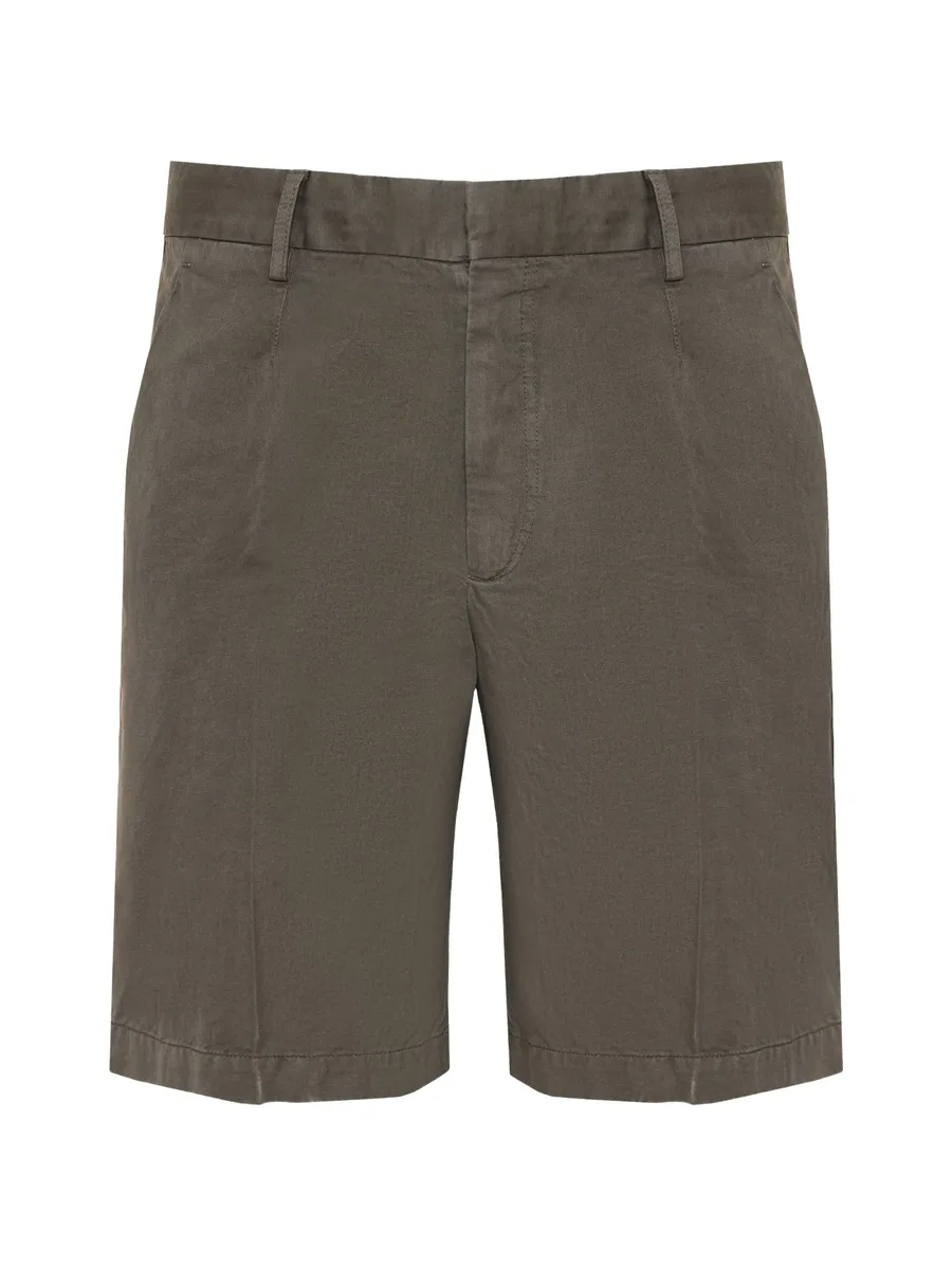 belt-loops linen chino shorts 1