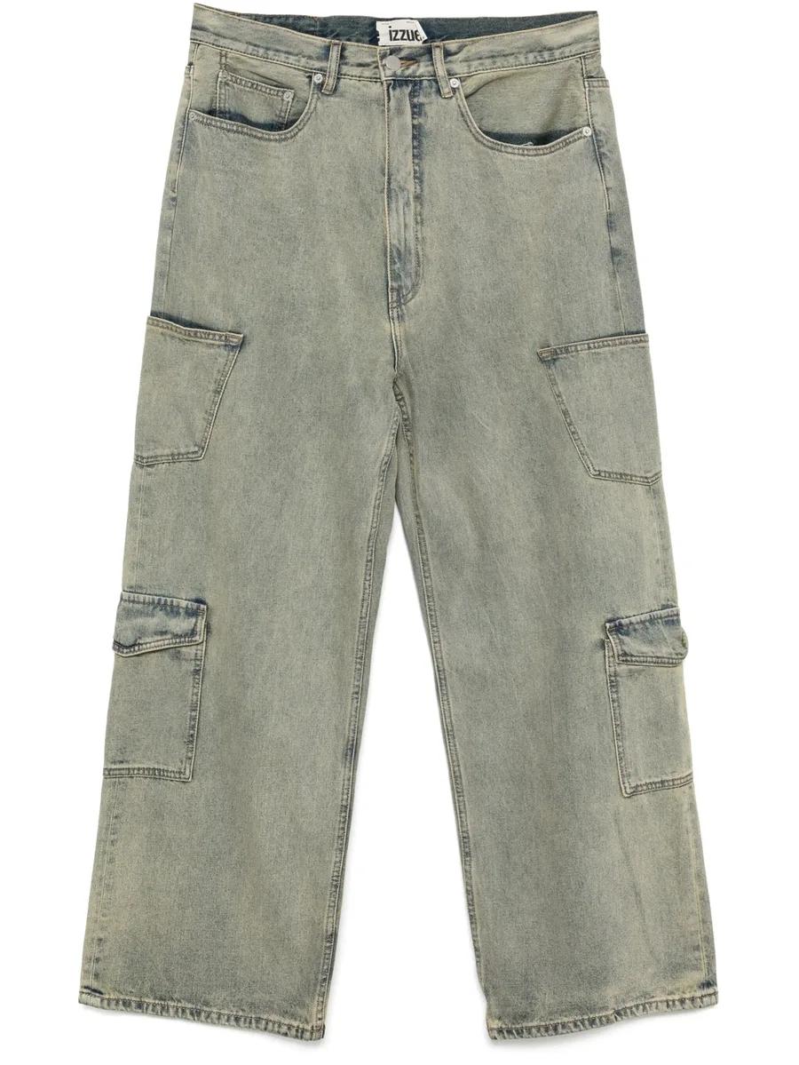 cargo wide-leg jeans 1