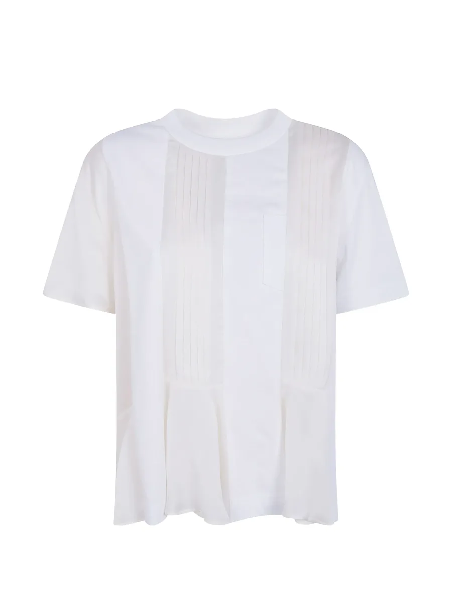 panelled T-shirt 1