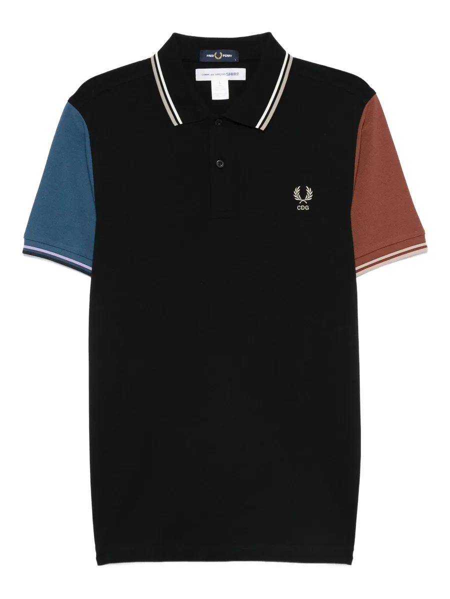 colour-block polo shirt 2